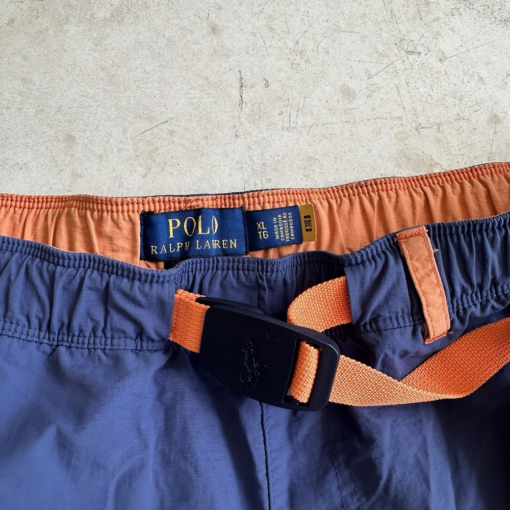 Polo Ralph Lauren Performance Cargo Trousers Men XL Convertible Shorts Hiking - Picture 6 of 6
